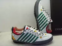 chaussures dsquared hommes new style 2013 cuir dq2 vert